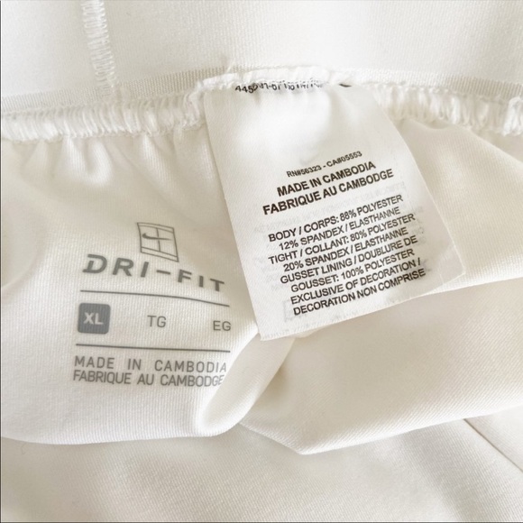 NWOT NIKE | White Court Tennis mini skirt skirt women’s XL - Picture 7 of 10